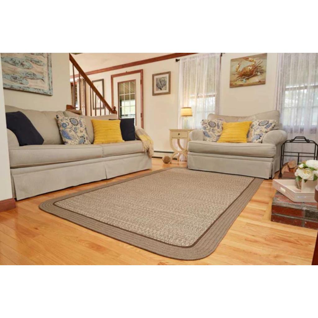 Casual Comfort Braided Rectangular Reversible Area Rugs