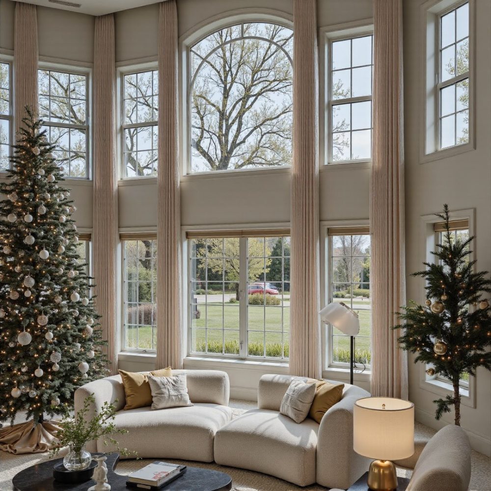 Cecilia Pure Linen Sheer Curtains For Living Room