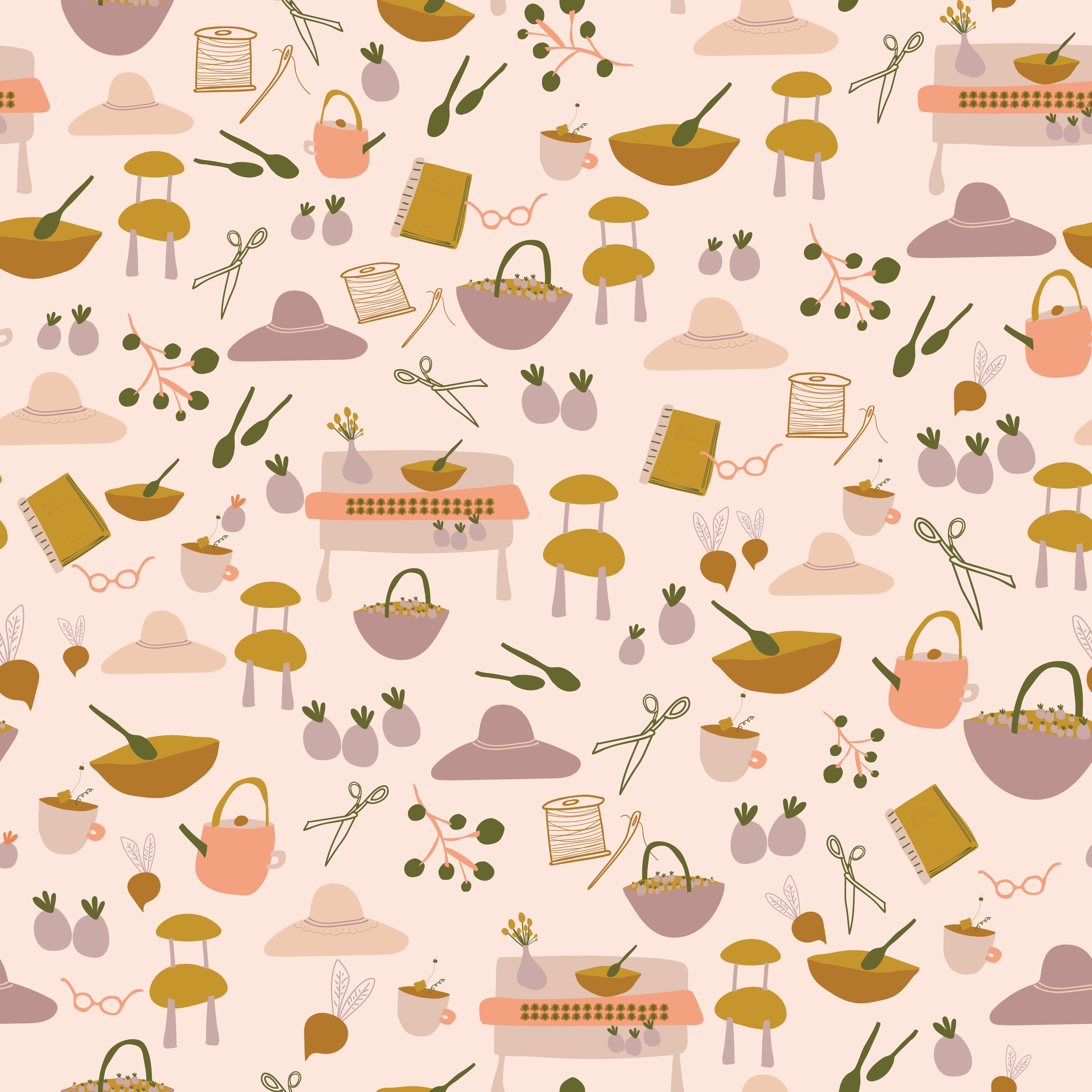 Cecily Wallpaper by Meghan Pauley Nespeca