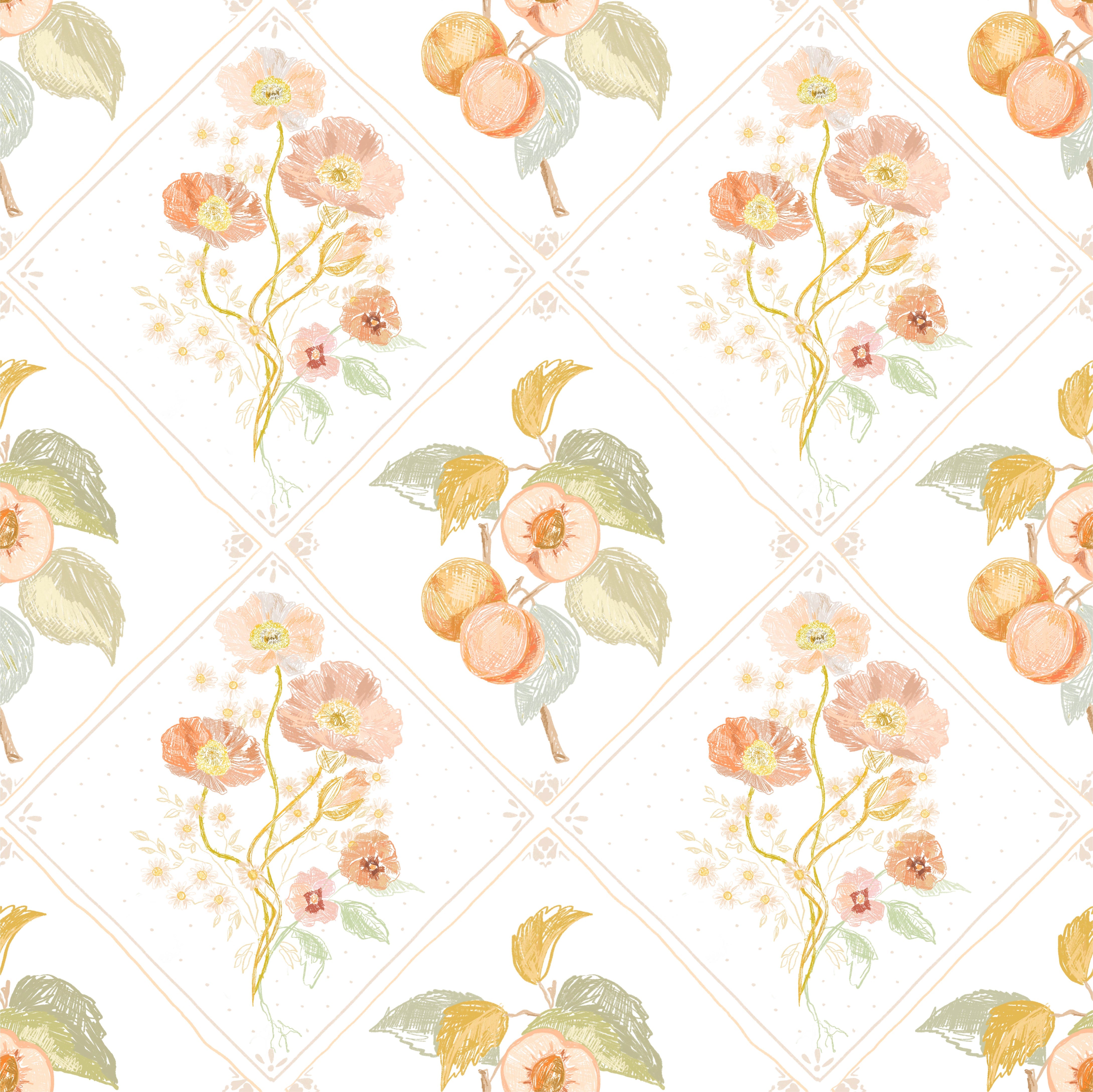 Ingrid Wallpaper by Celeste Clark