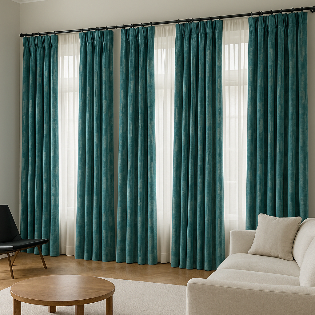 Luxury Velvet Curtains with Textured Abstract Bark Pattern – Custom Sizes – Light Filtering or 100% Blackout – 8 Colours – Rod or Track Compatible – OEKO-TEX Certified – Single or Pair-2