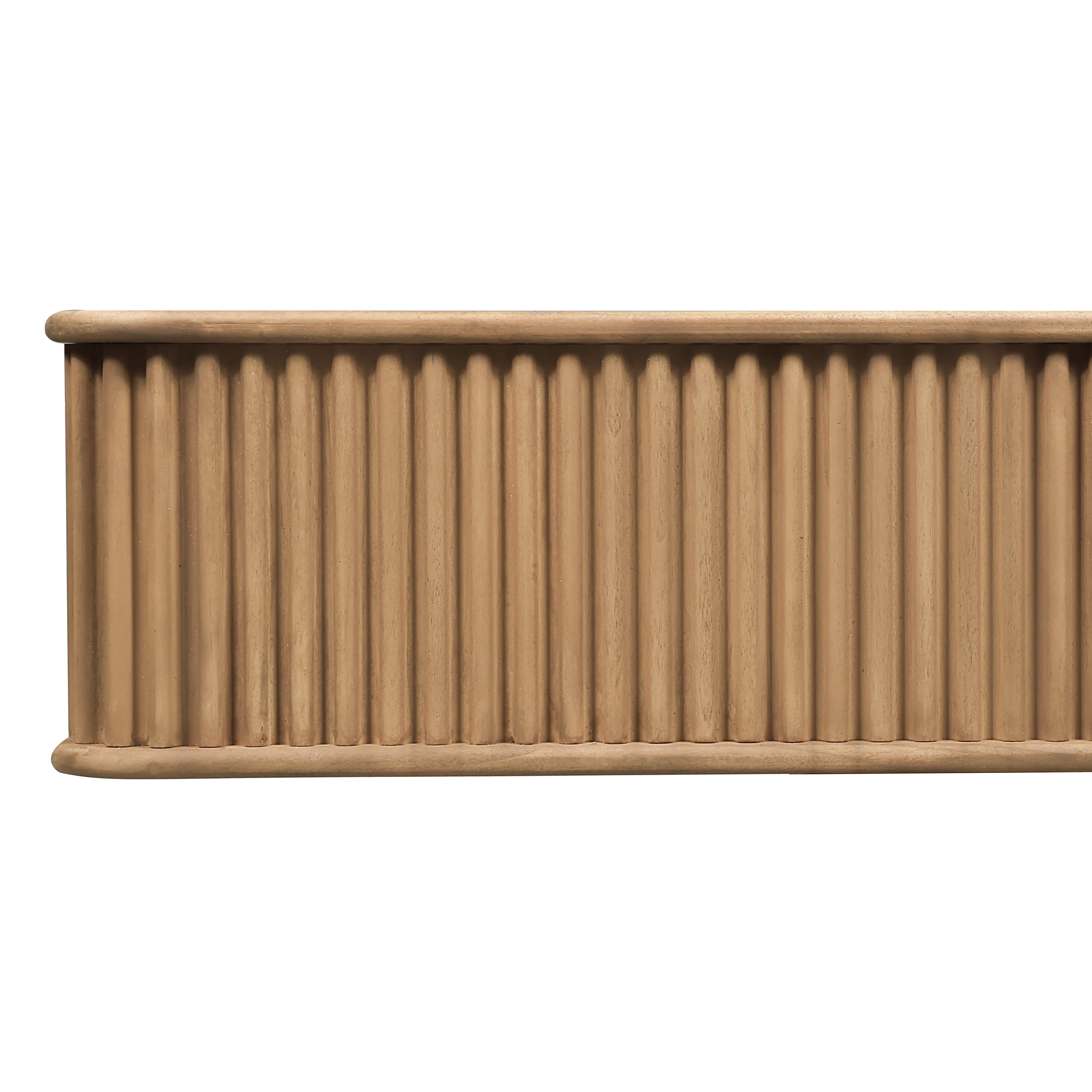 Fluted Fireplace Mantel Shelf – Real Wood