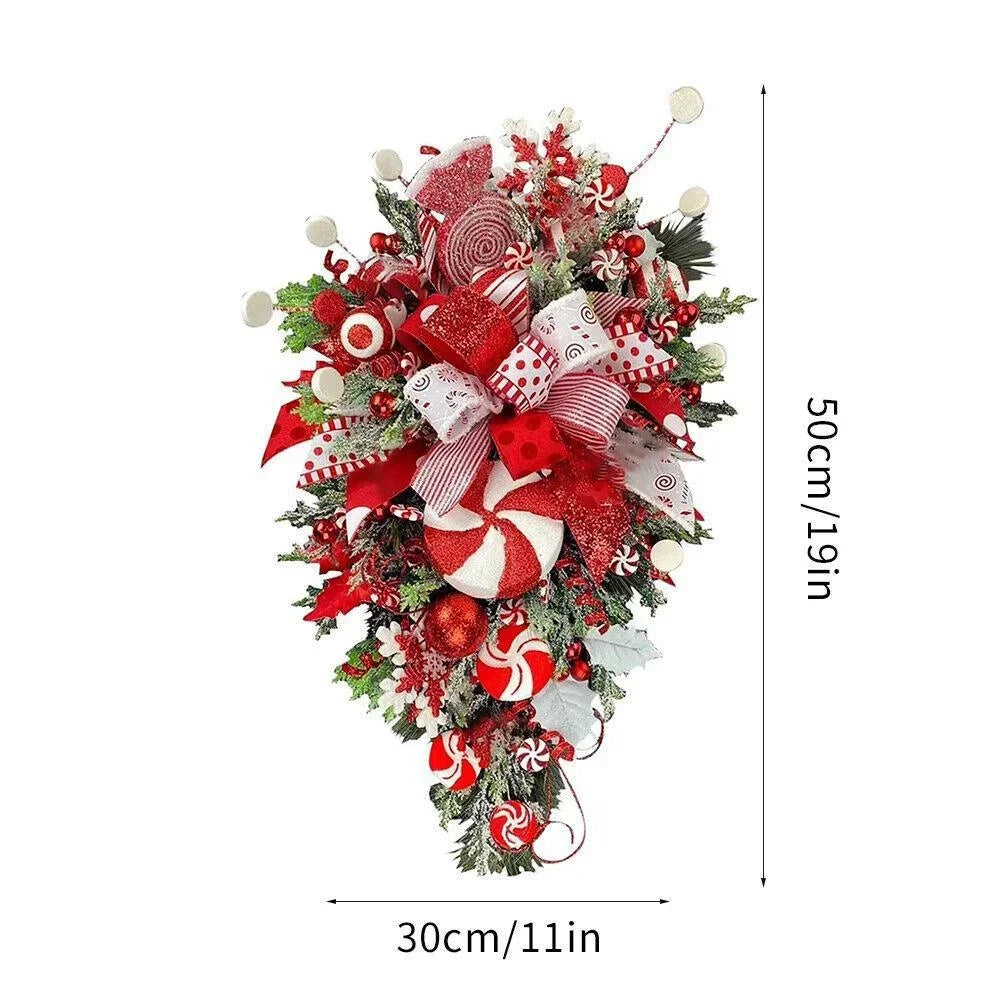Christmas Candy Hanging Upside Down Tree Decoration-2
