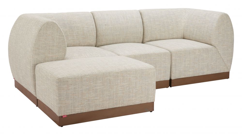 Christy Fabric Outdoor Armless Chair