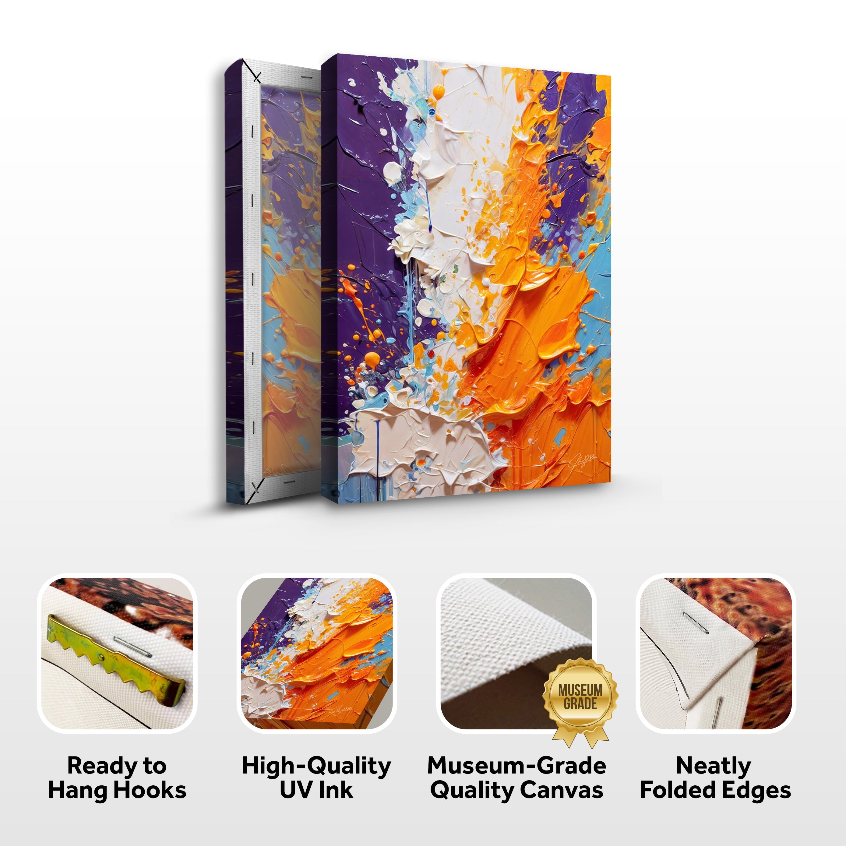 Canvas Print: "Chromatic Rift"