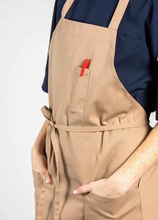 Cotton Blend Classic Twill Bib Aprons 2 PK - PRHOMZ