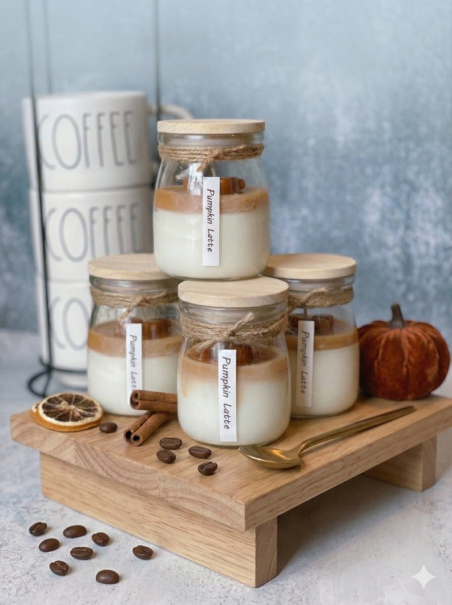 Coffee Candle in Glass Jar