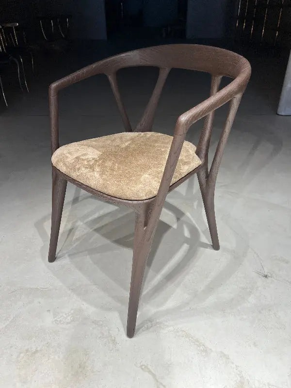Luxury Solid Wood Chair Made Of Walnut C-2