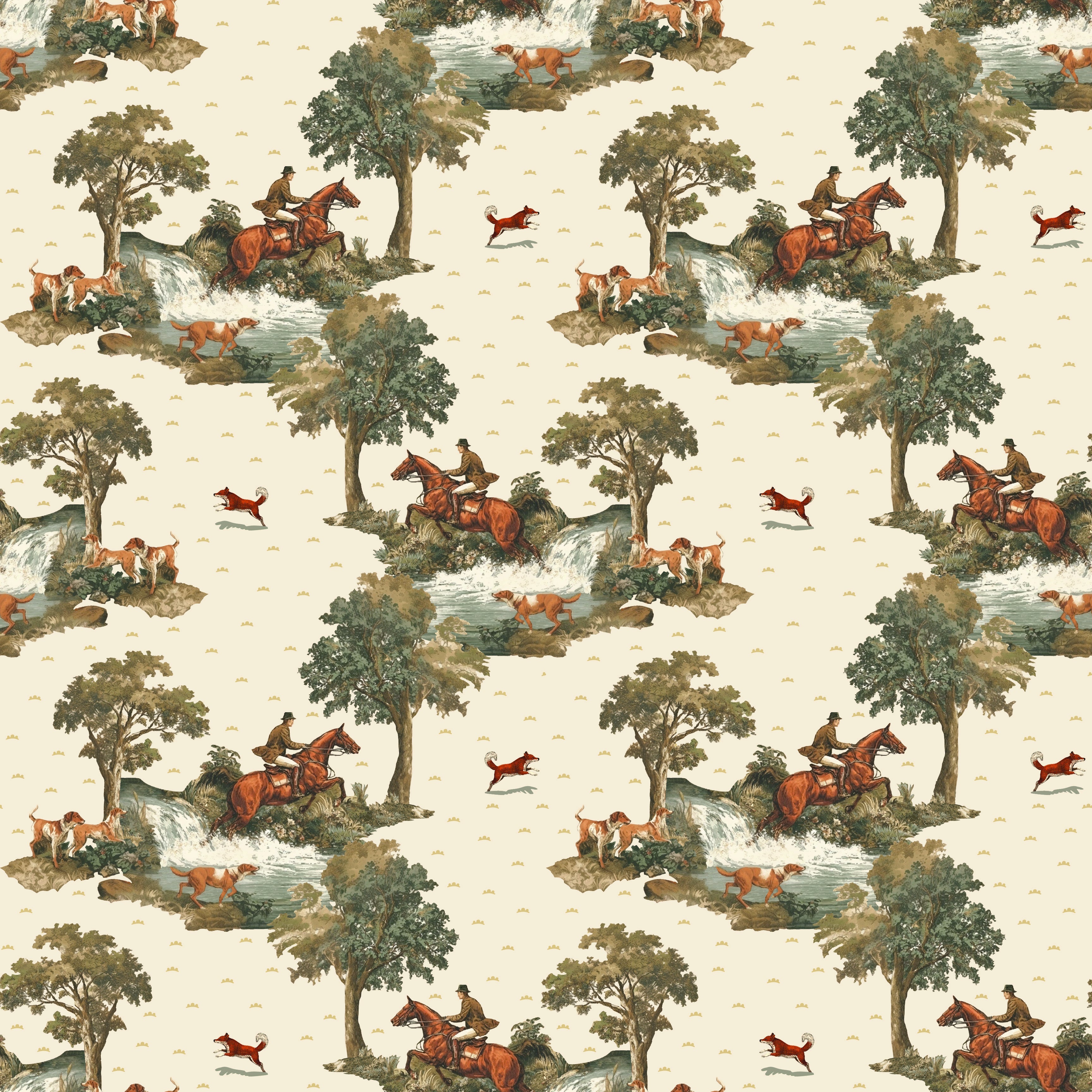 Copper Wallpaper by Hosta Pasta Patterns