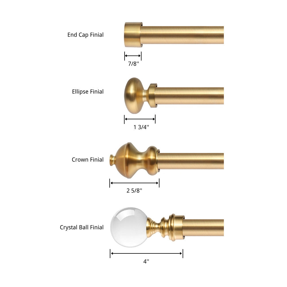 Zoe Custom Traverse Curtain Rod