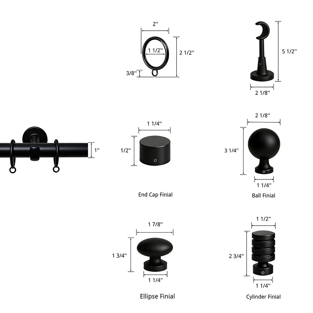 Lyne Custom Curtain Rods