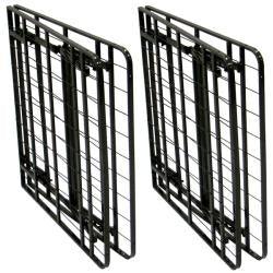 Queen-size Steel Folding Metal Platform Bed Frame - PRHOMZ