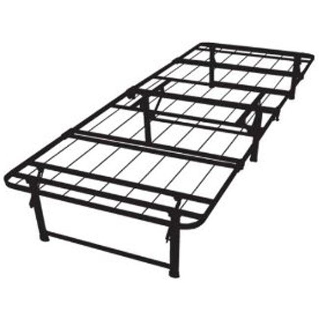 Twin-size Steel Folding Metal Platform Bed Frame - PRHOMZ