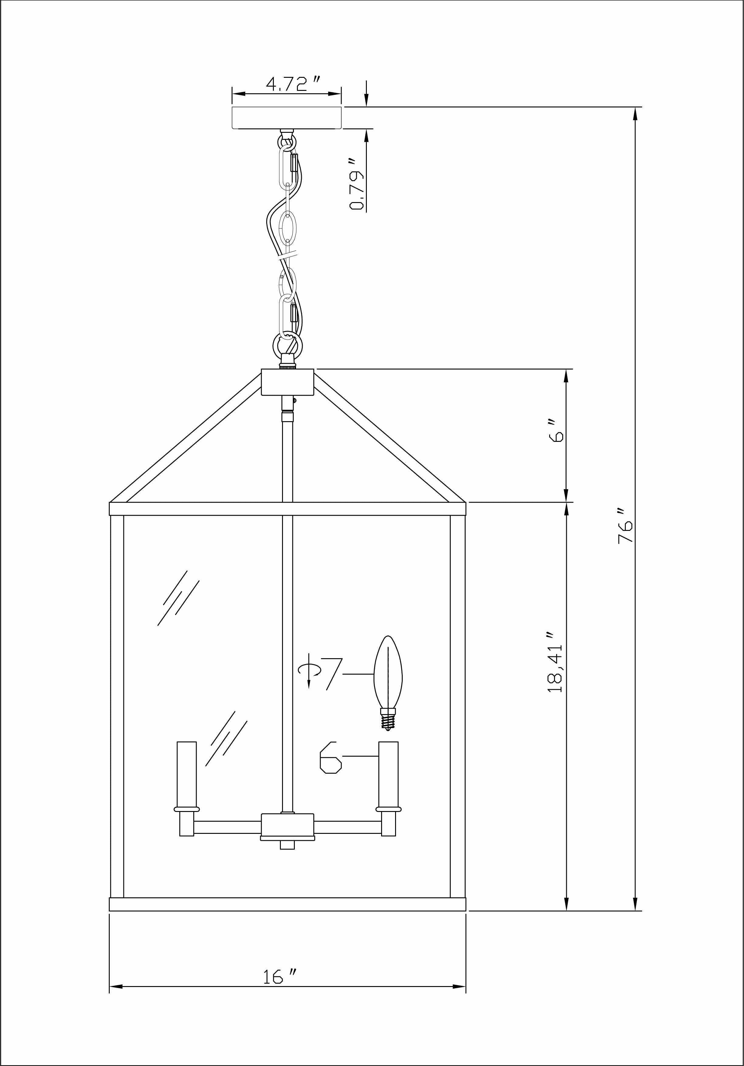 Drolshagen Black Chandelier-1