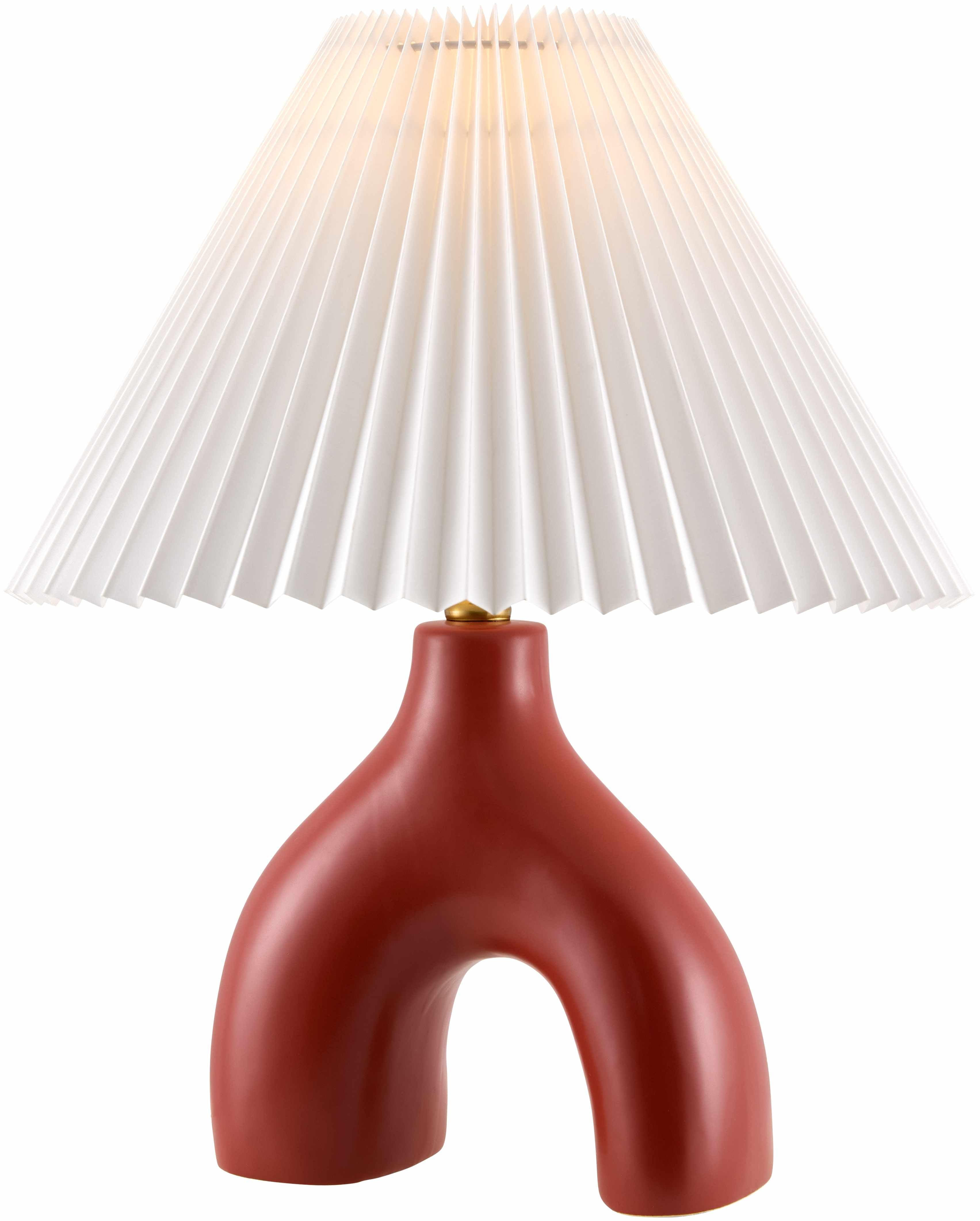 Ottenhofen Dark Red Table Lamp-5