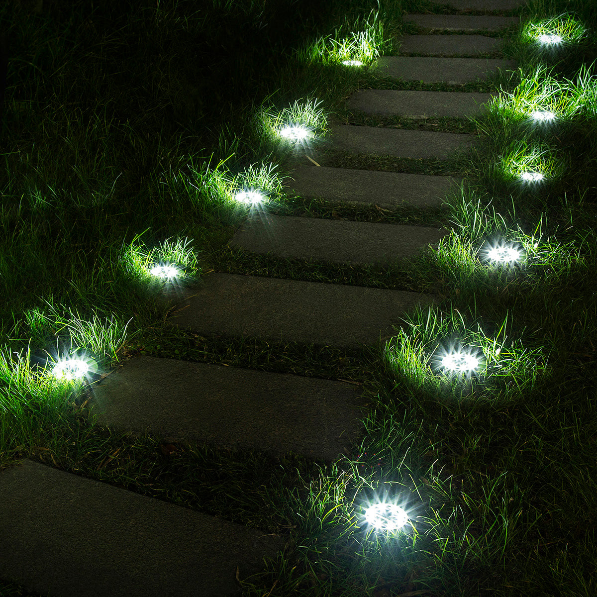 Gigalumi Solar Ground Lights Set (12 Pack)-1