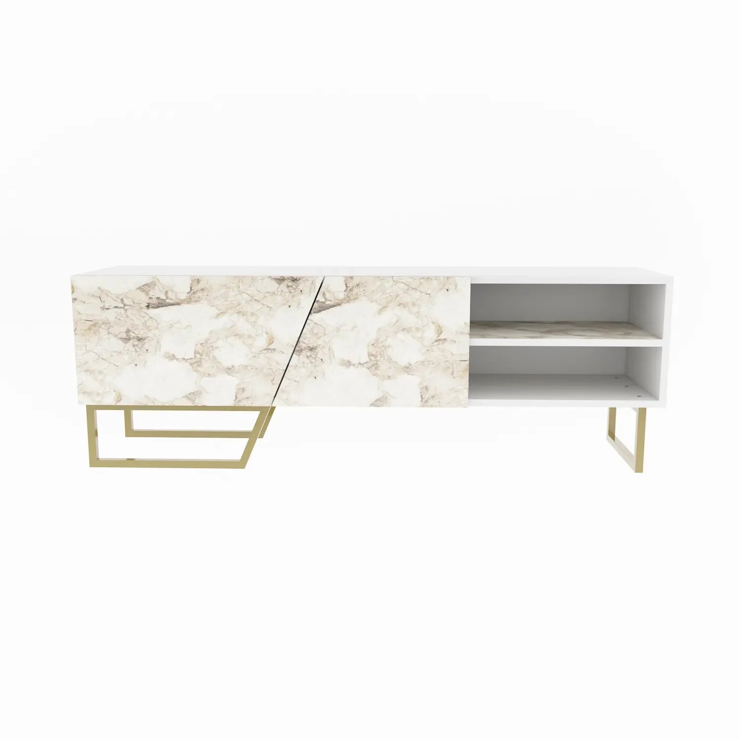 Denasse 60" Wide Modern TV Stand and Media Console