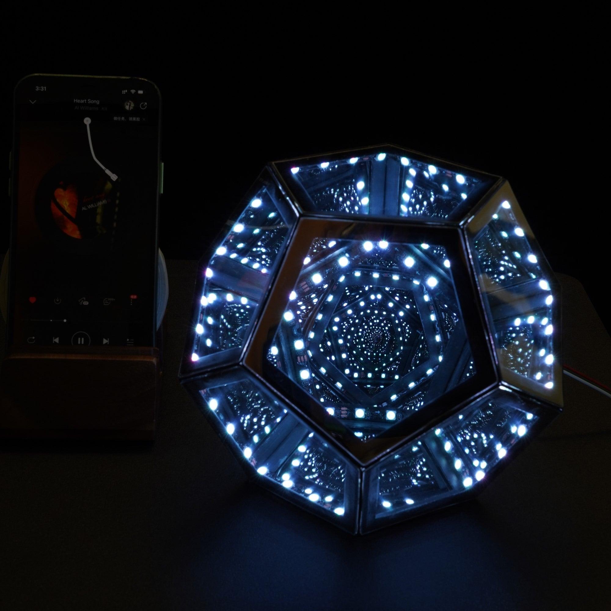 Infinity Dodecahedron Magic Table Lamp - PRHOMZ