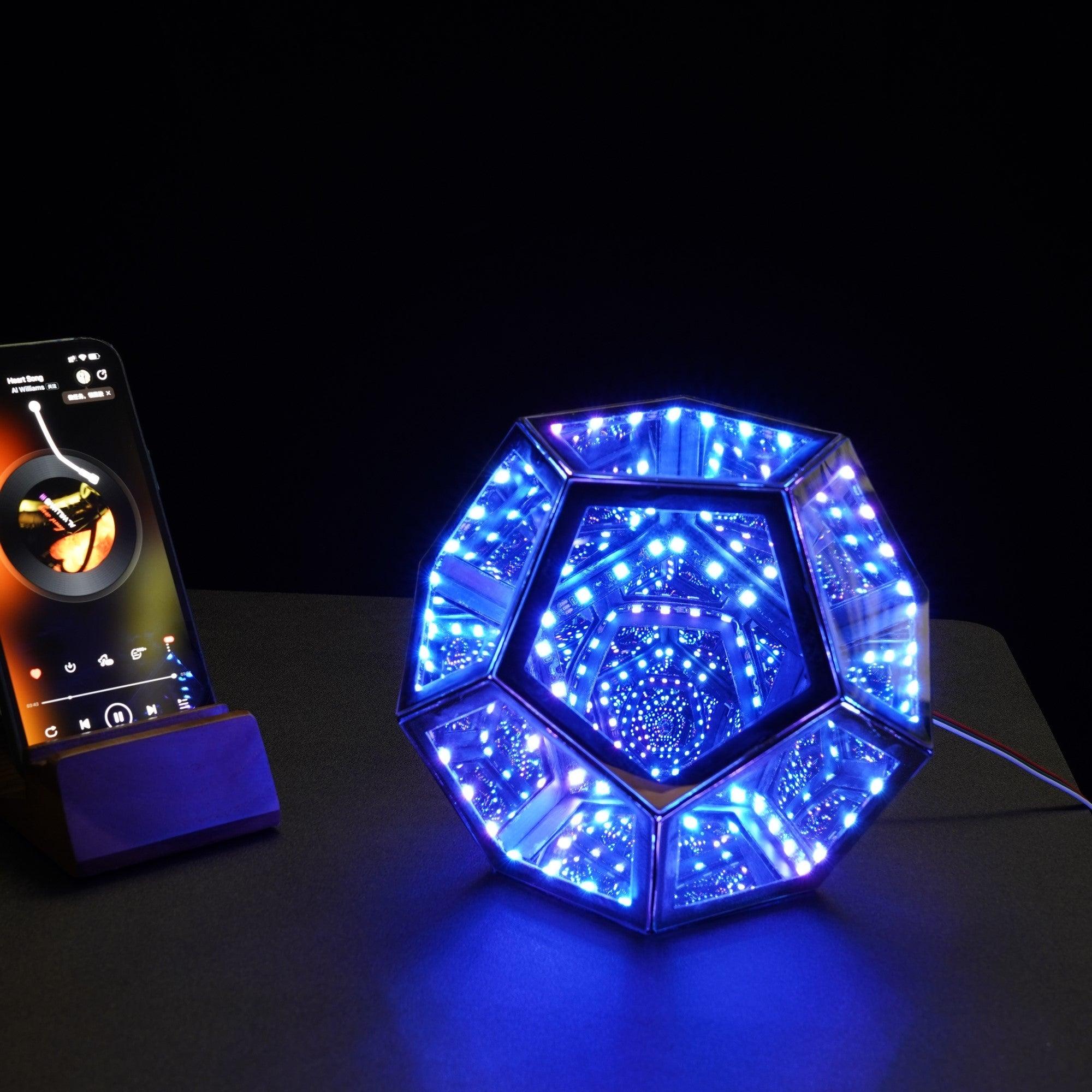 Infinity Dodecahedron Magic Table Lamp - PRHOMZ