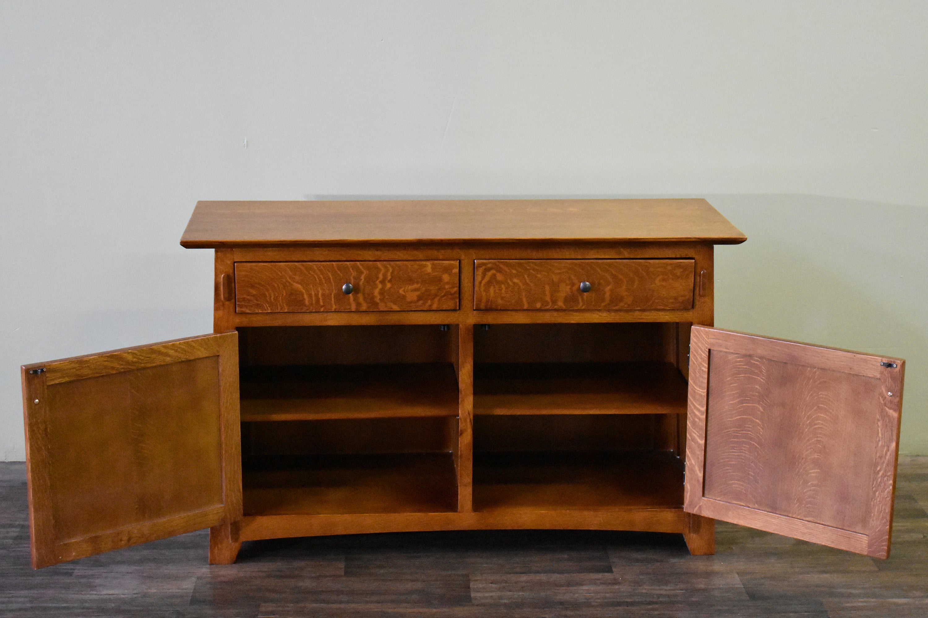 Mission / Arts and Crafts Solid Quarter Sawn Oak Cabinet - Model A34