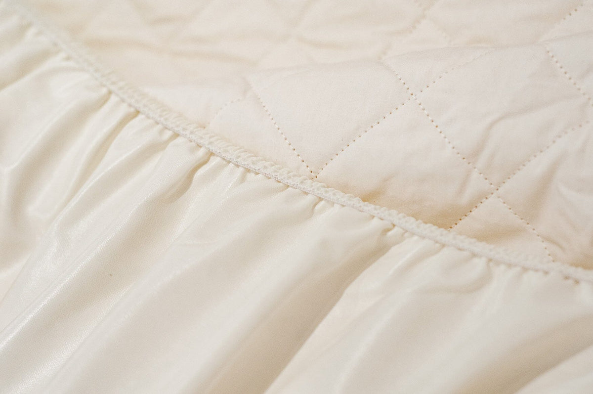 18" Wool and Cotton Mattress Protector