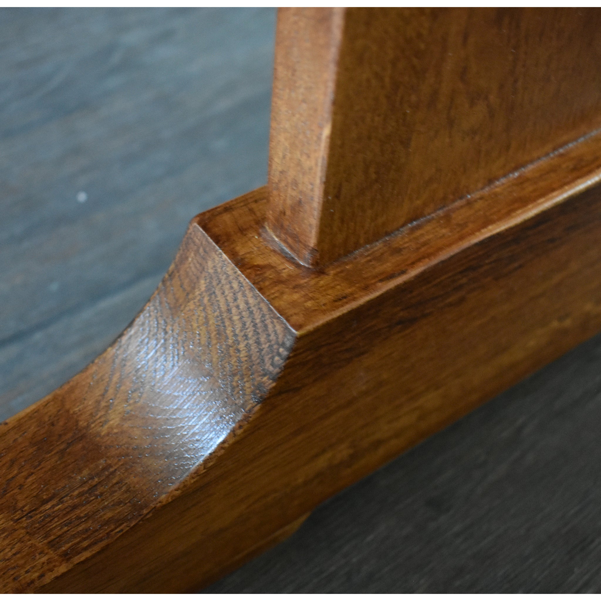 Mission Solid Oak Drop Leaf Dining Table - Michael's Cherry (MC1)
