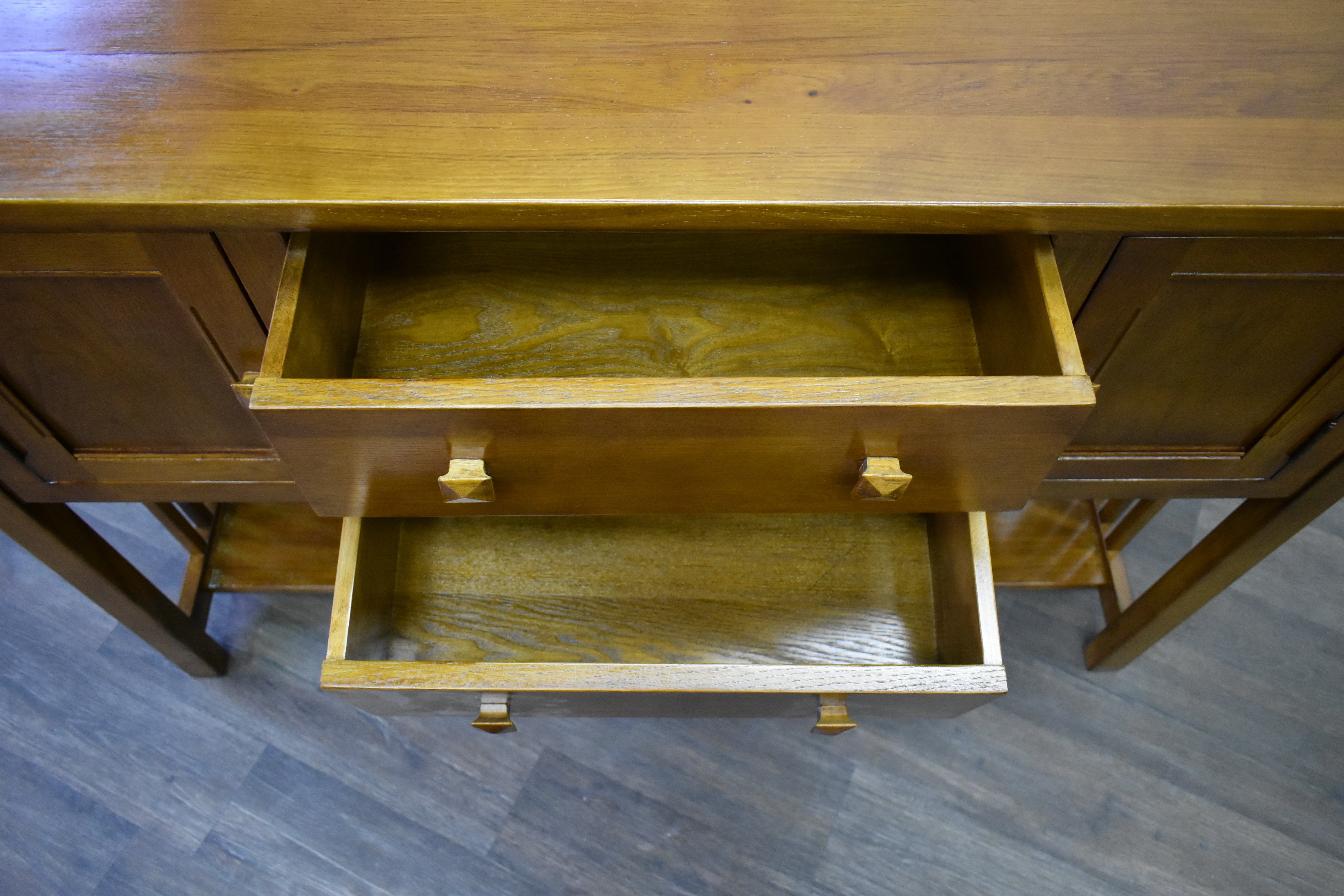 Mission 2 Door, 2 Drawer Console Table - Michael's Cherry - 52"