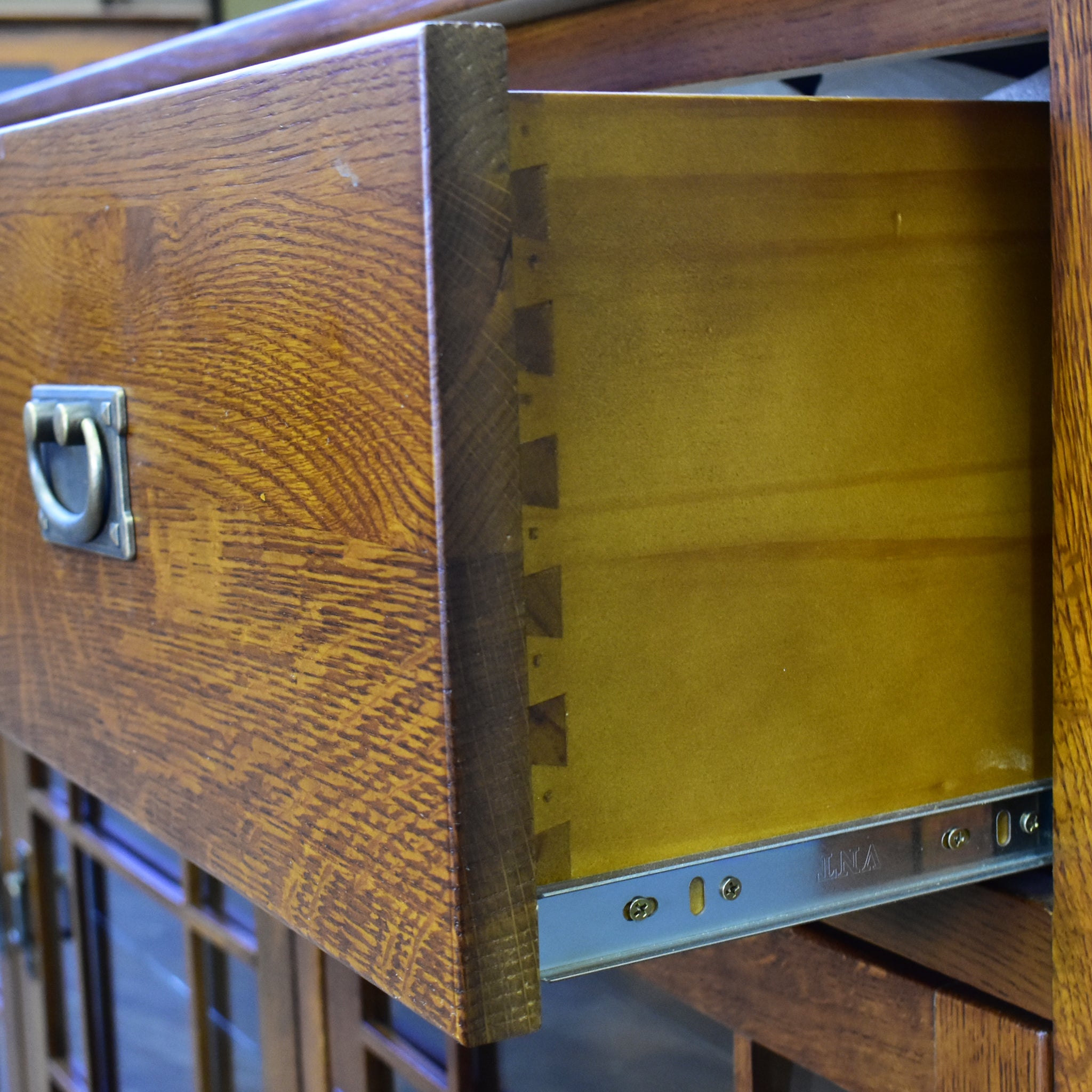 Craftsman Style Quarter Sawn Oak Sideboard - 72"