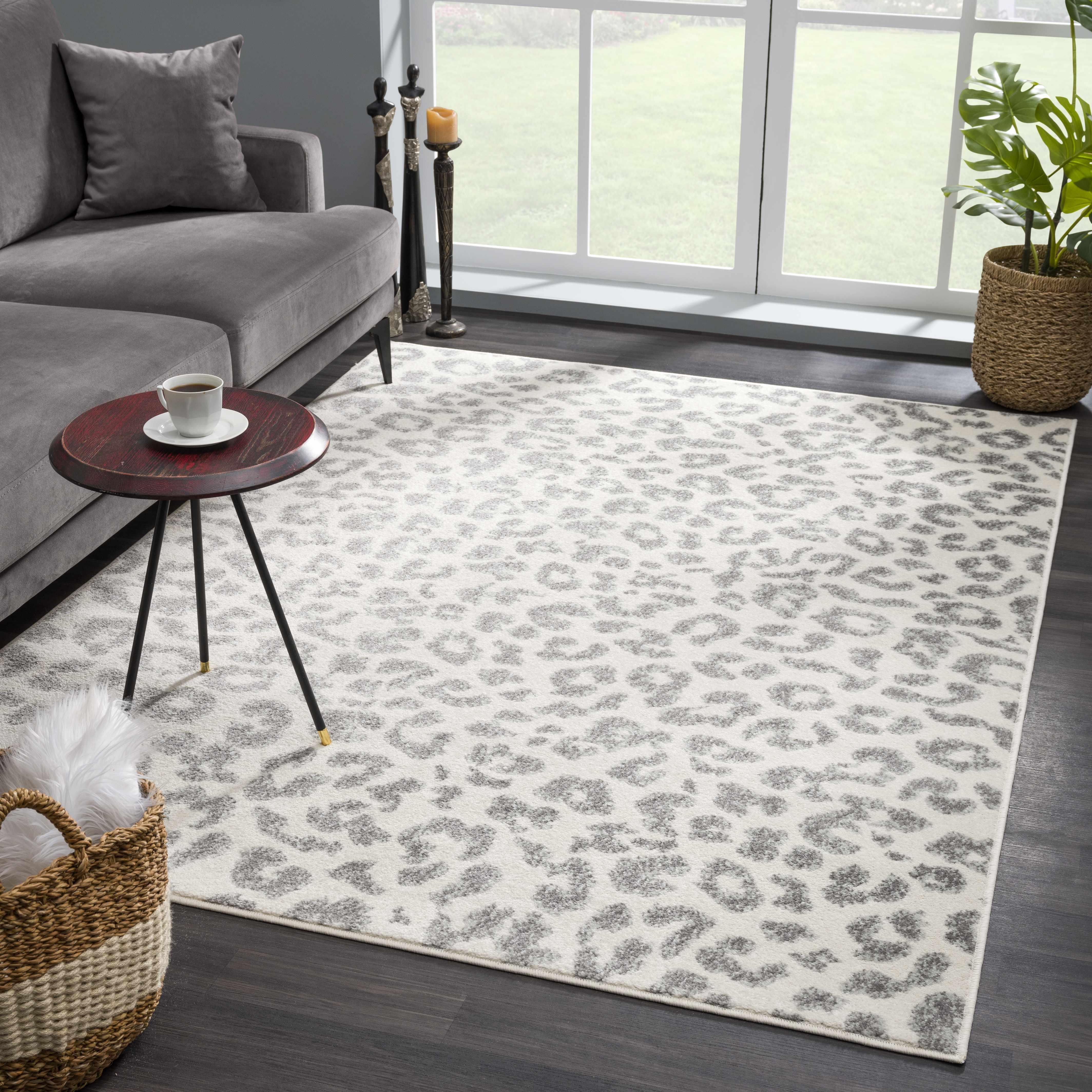 Marash Leopard Print KMRSH-4612 Area Rug - Clearance - PRHOMZ