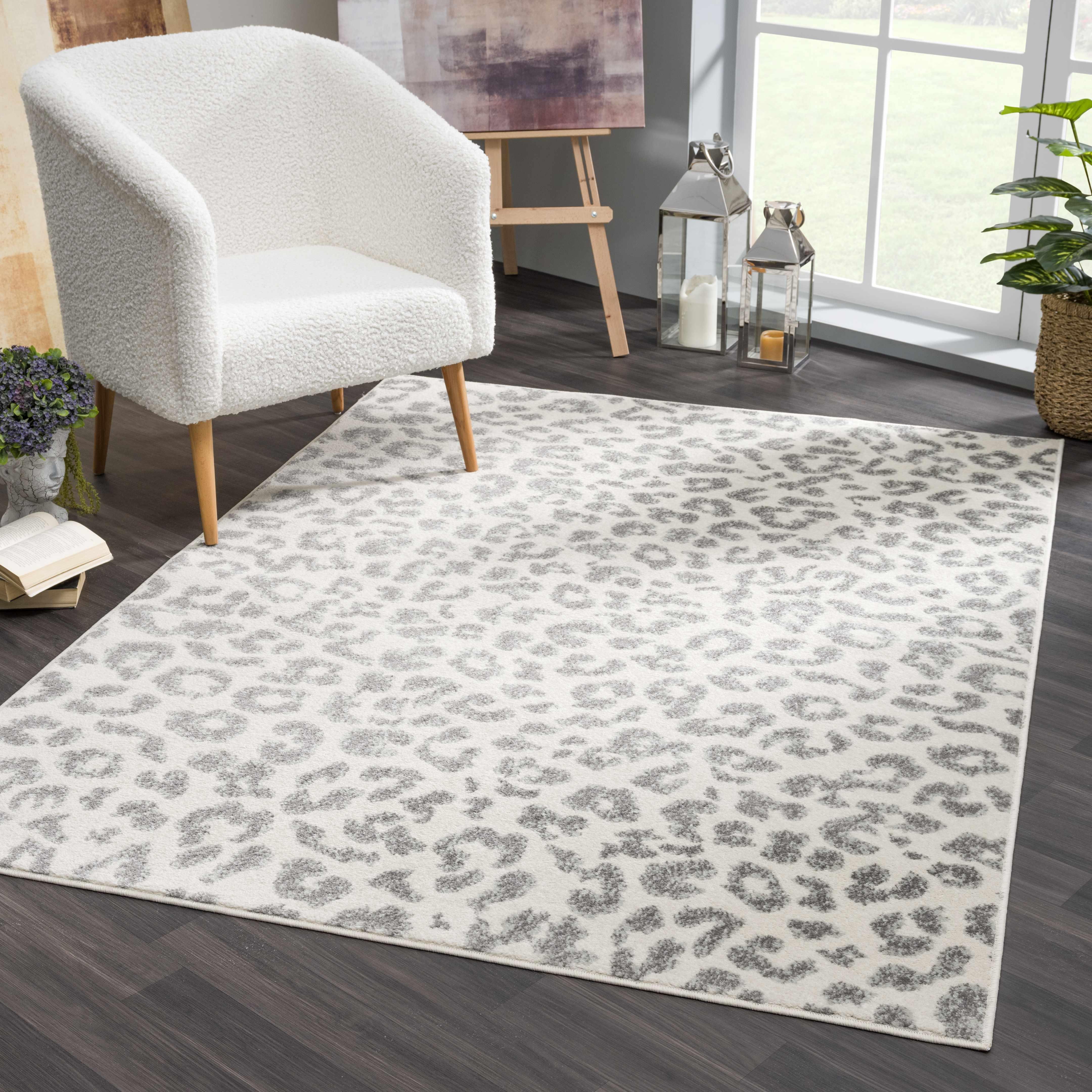 Marash Leopard Print KMRSH-4612 Area Rug - Clearance - PRHOMZ