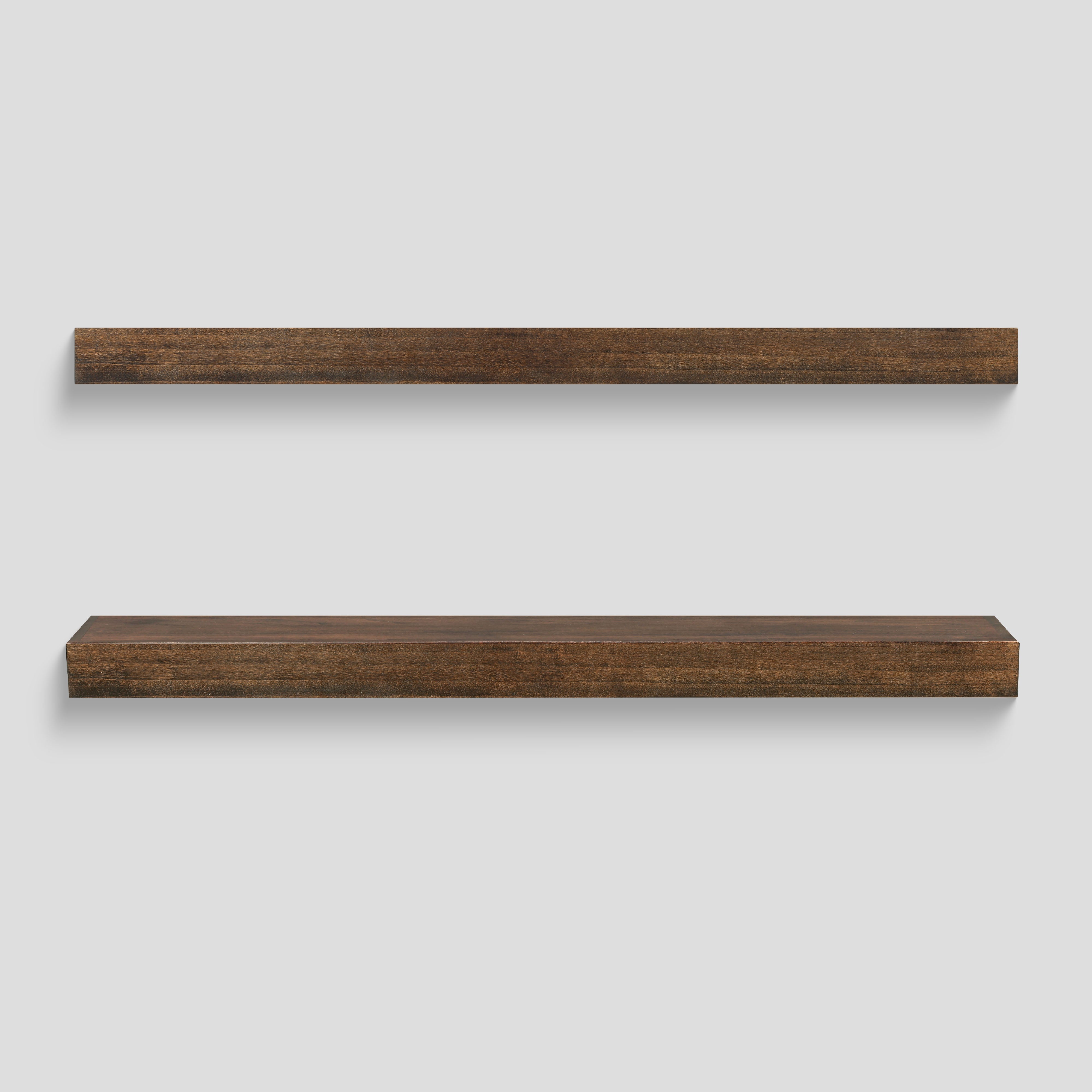 Farmhouse Floating Kitchen Shelf – Real Wood