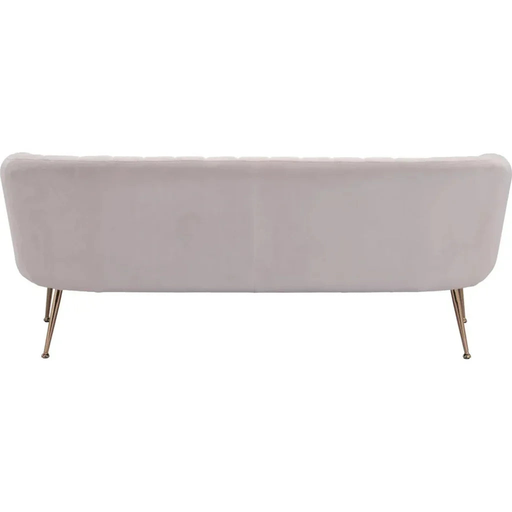 Deco Sofa Beige & Gold