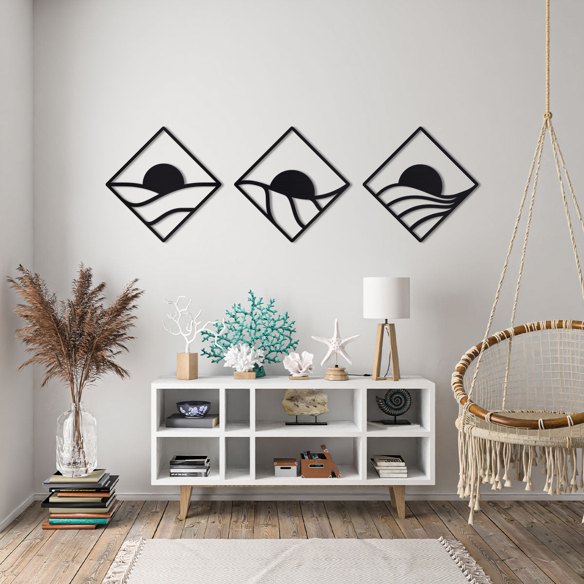 Sunrise Tryptic in Diamonds Sign-0