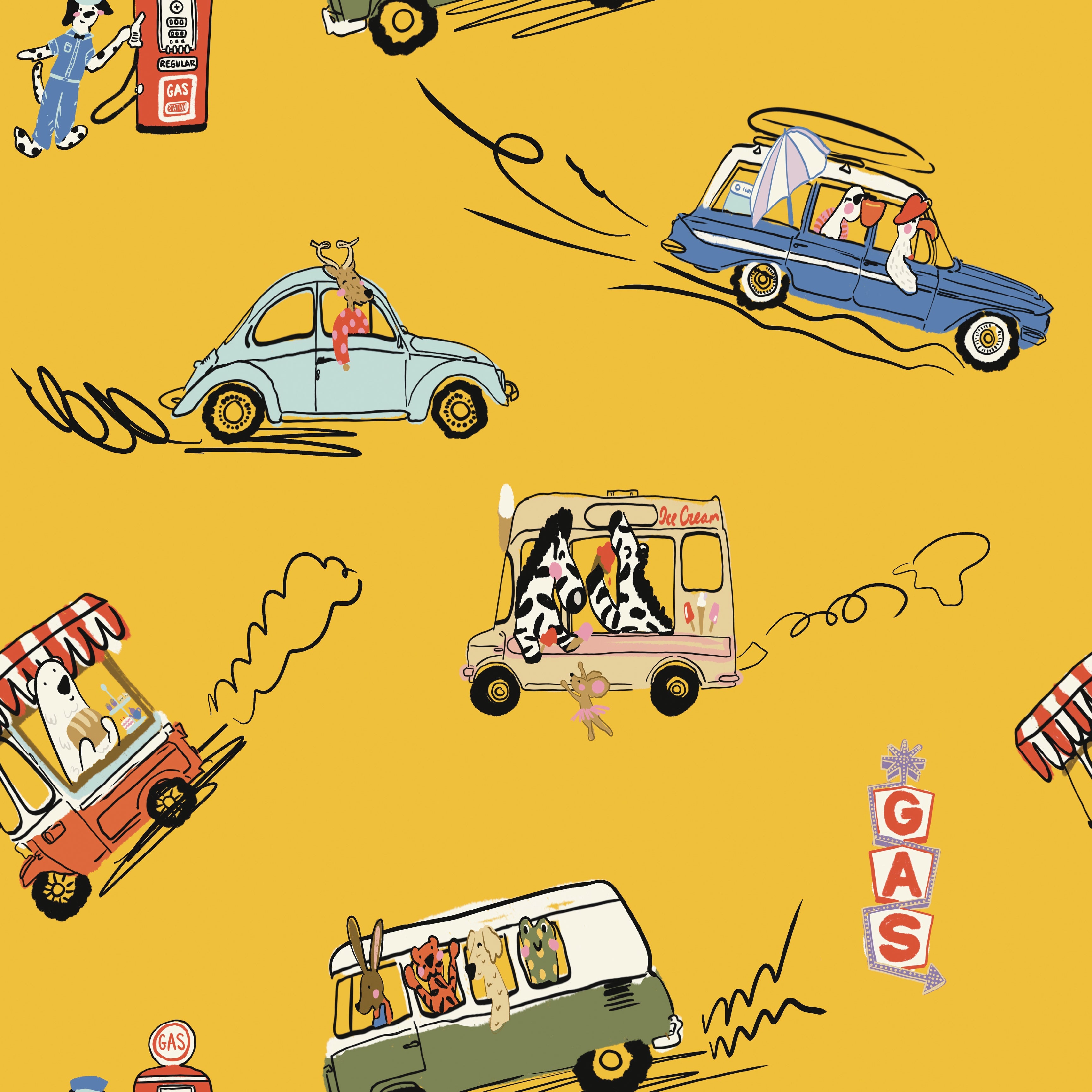 Diego Wallpaper by Grumble Co. Designs