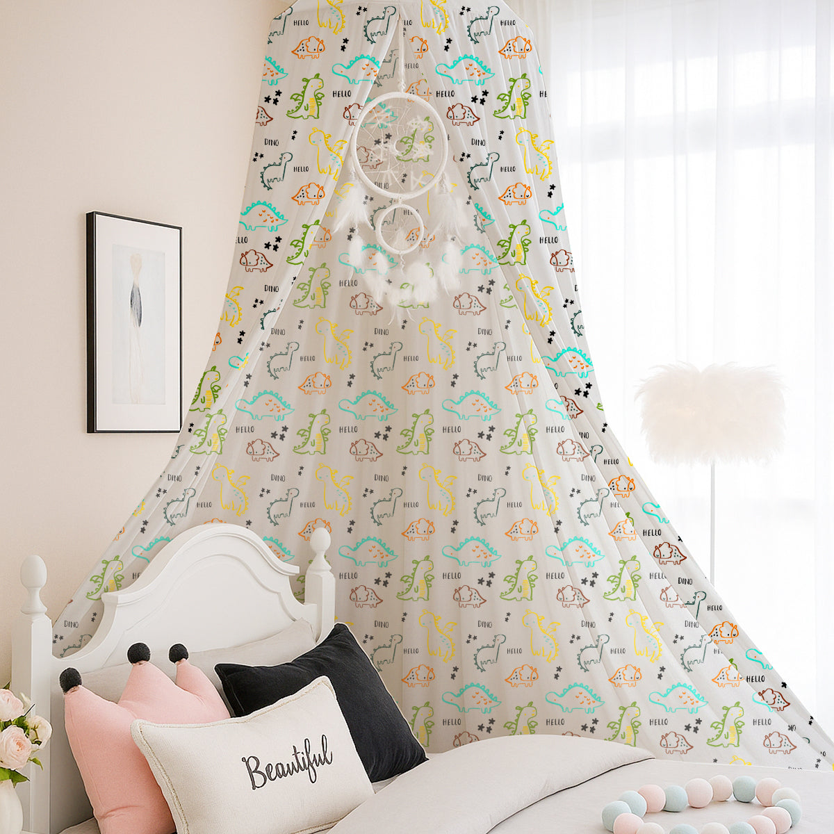 Dinos Printed Canopy