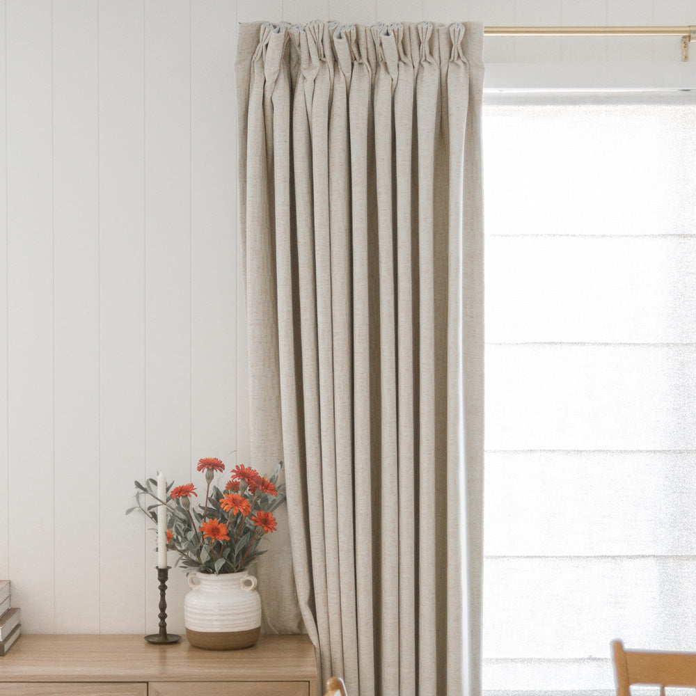 Doris Bamboo Textured Linen Curtains