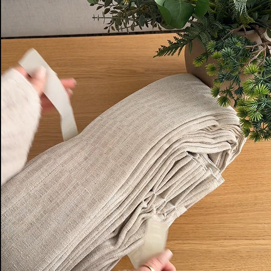 Doris Bamboo Textured Linen Curtains