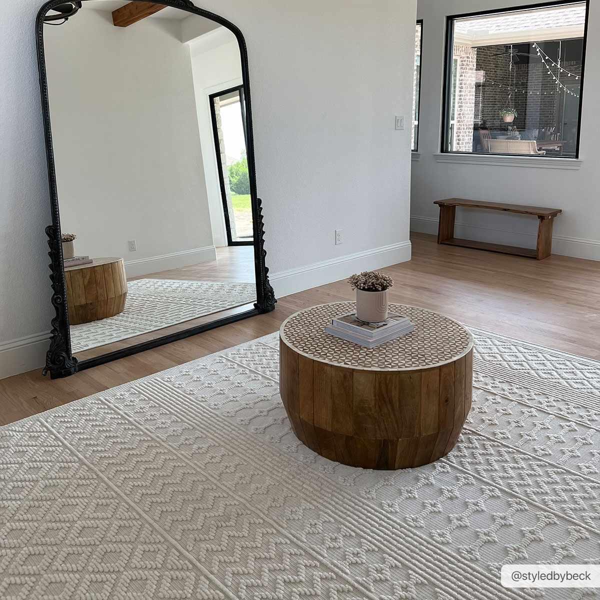 Drago White Washable Area Rug - PRHOMZ