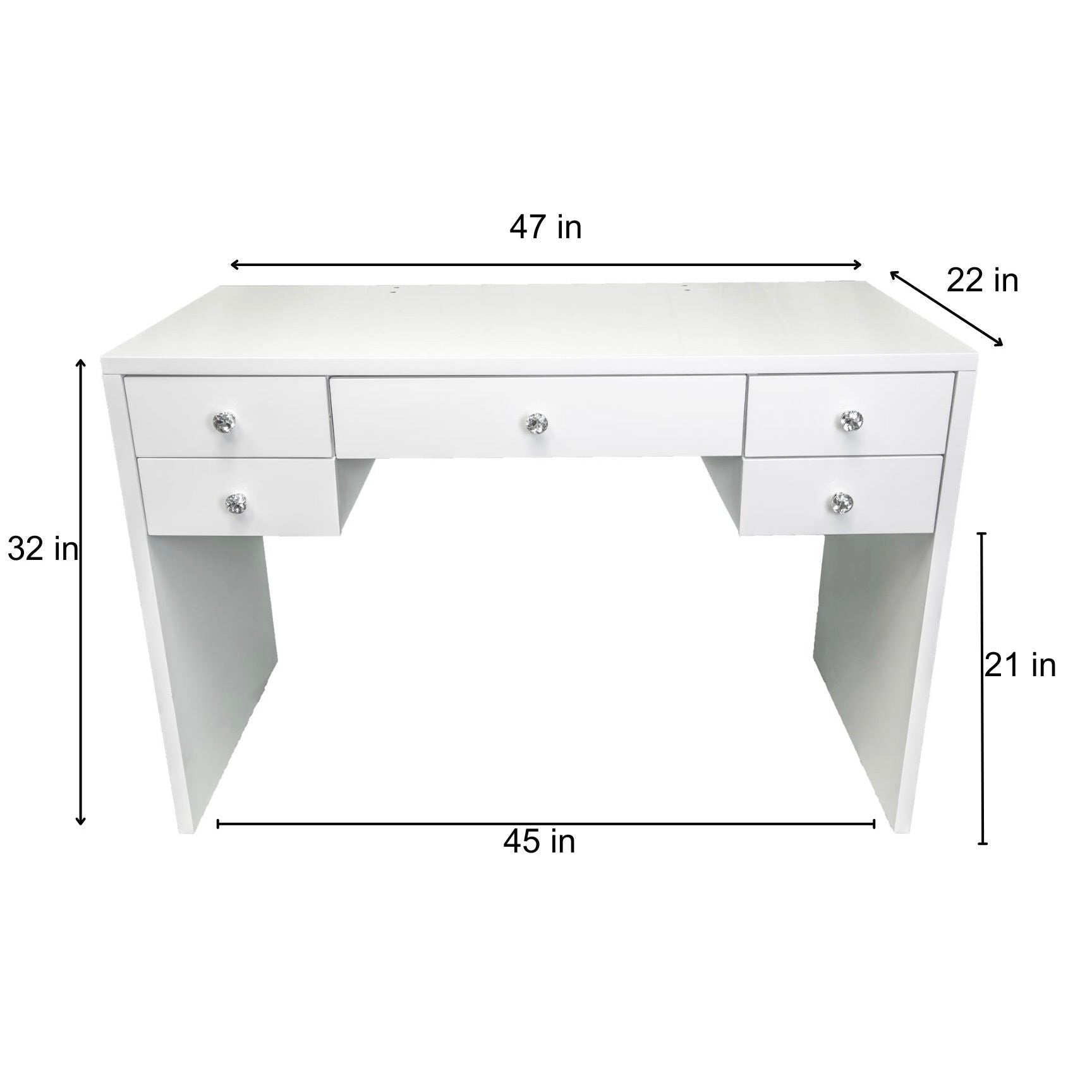 Harmony - 47" Solid top Vanity & Mirror