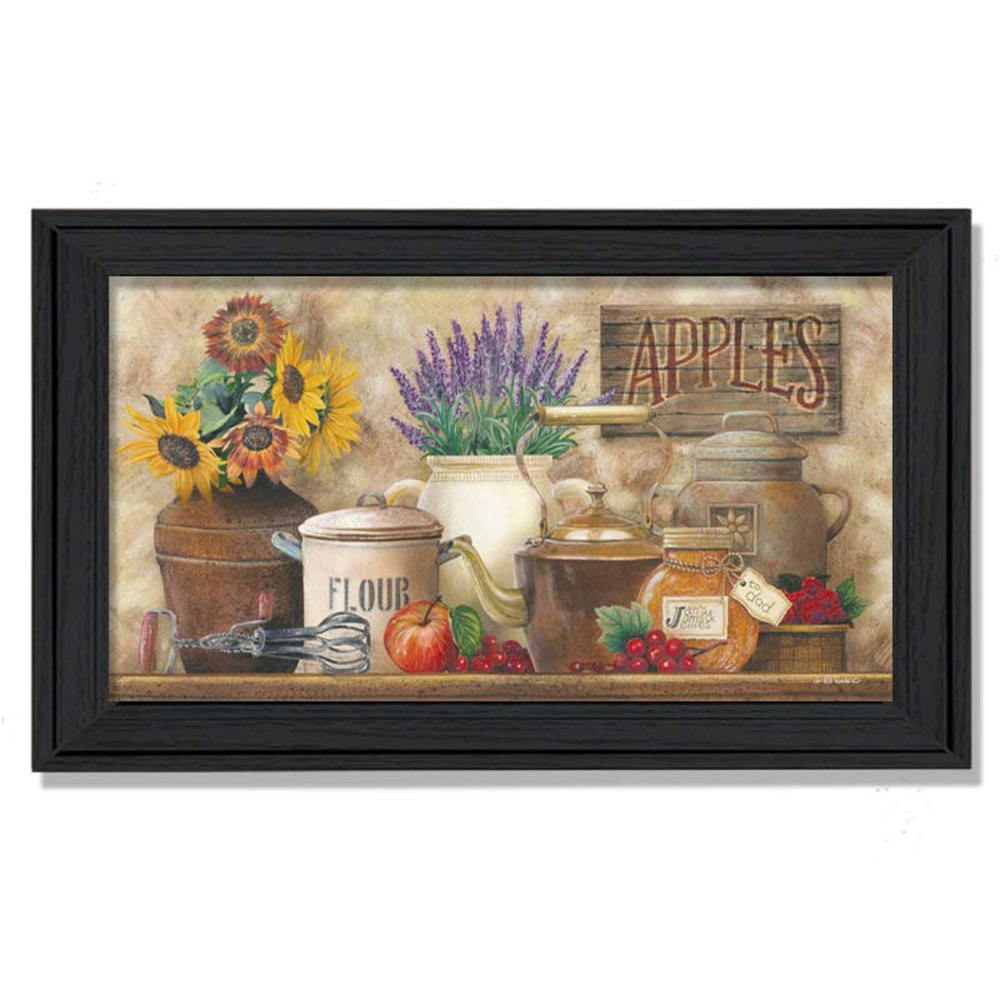 "Antique Kitchen" Framed Wall Art by Ed Wargo | Farmhouse Kitchen Print — Ready to Hang, Living Room & Kitchen Decor