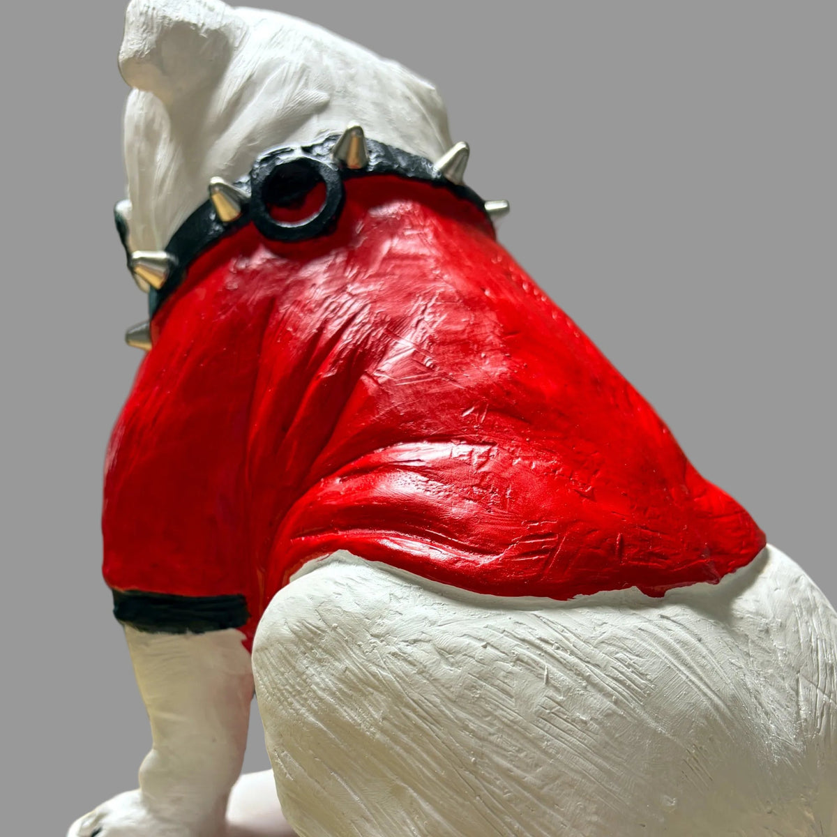UGA Georgia Bulldog Mascot Cement Statue for Garden, Yard, Home Decor and Porch.