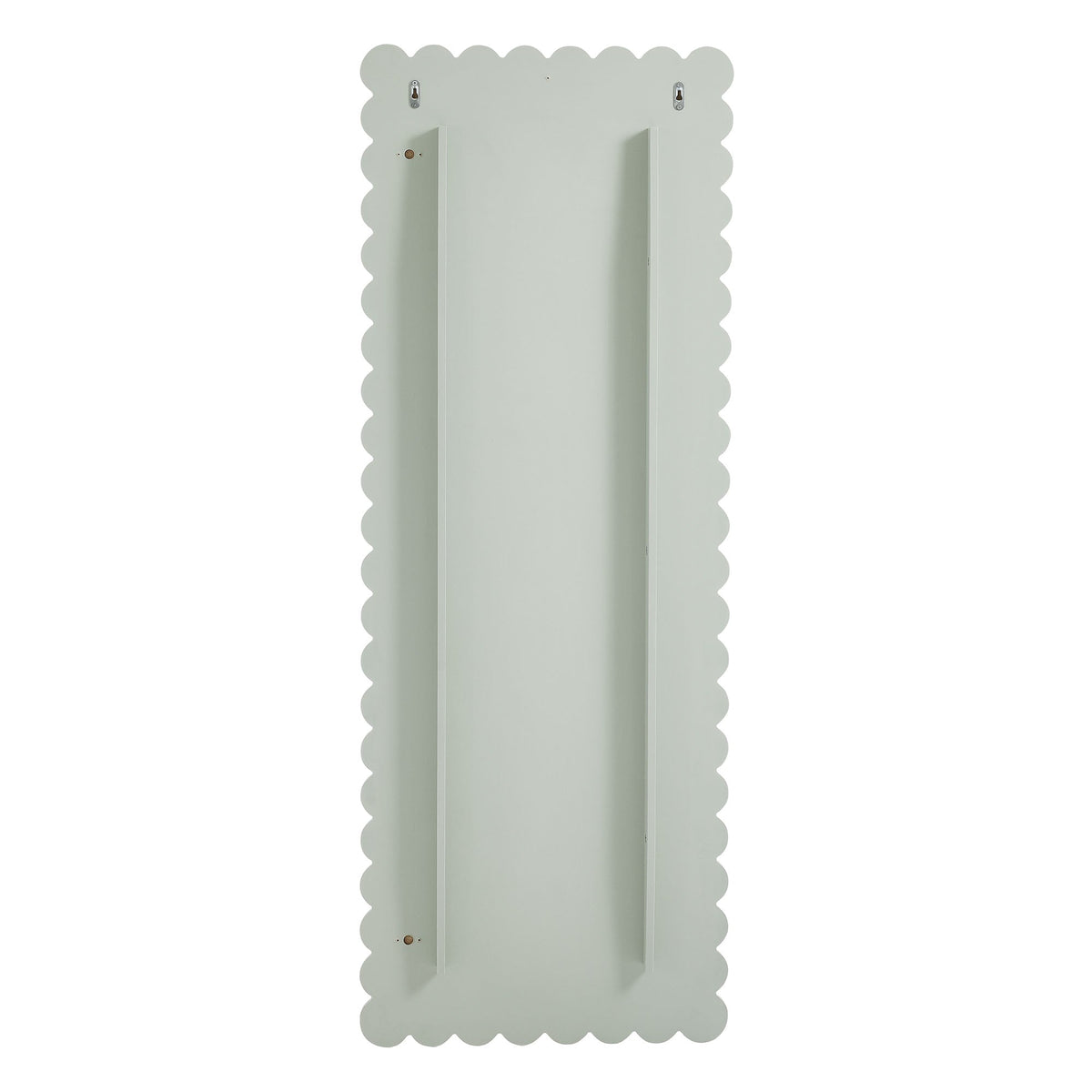 Emmeline Scalloped Rectangle Floor Mirror by Modway