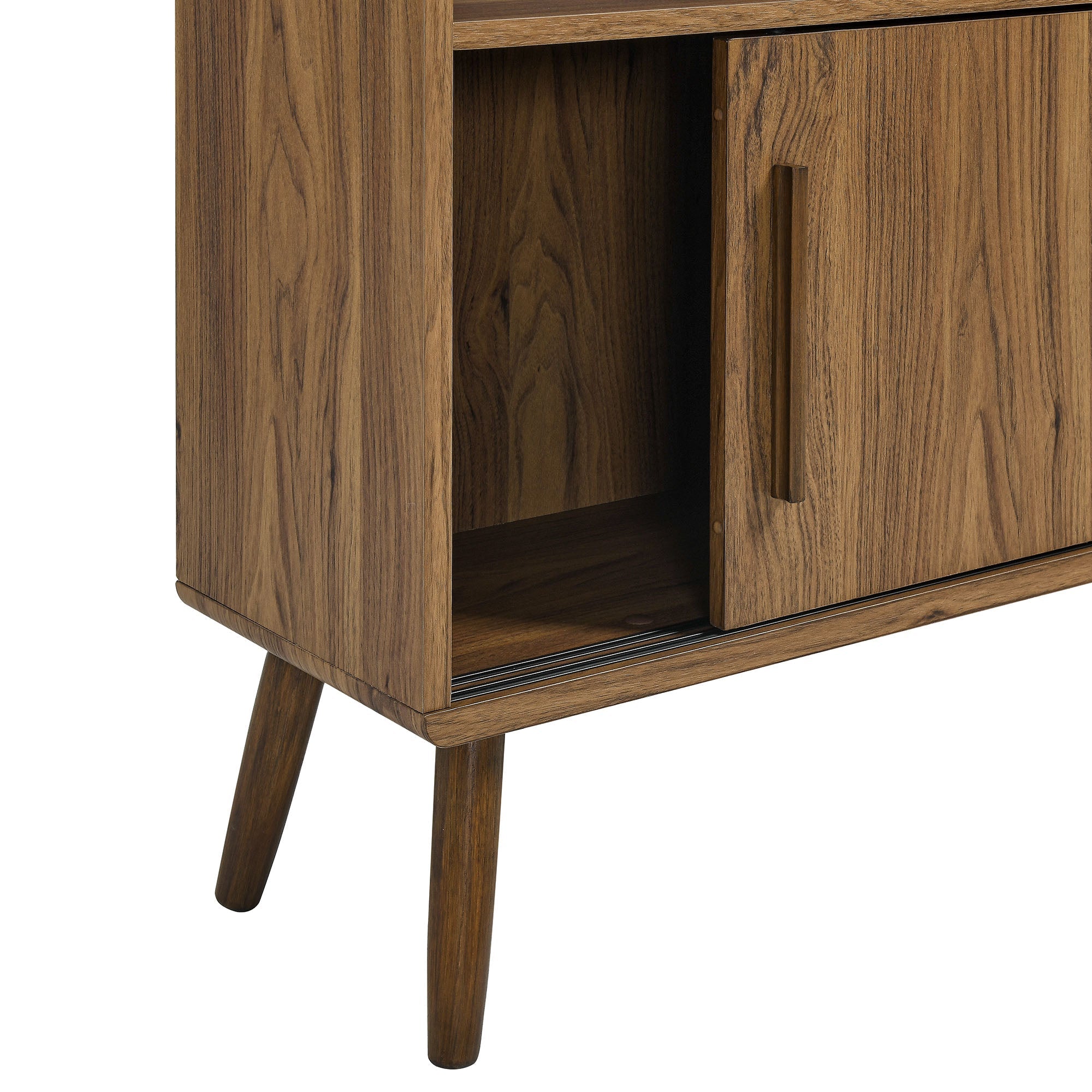 Transmit 59" Bookcase with Sliding Doors by Modway