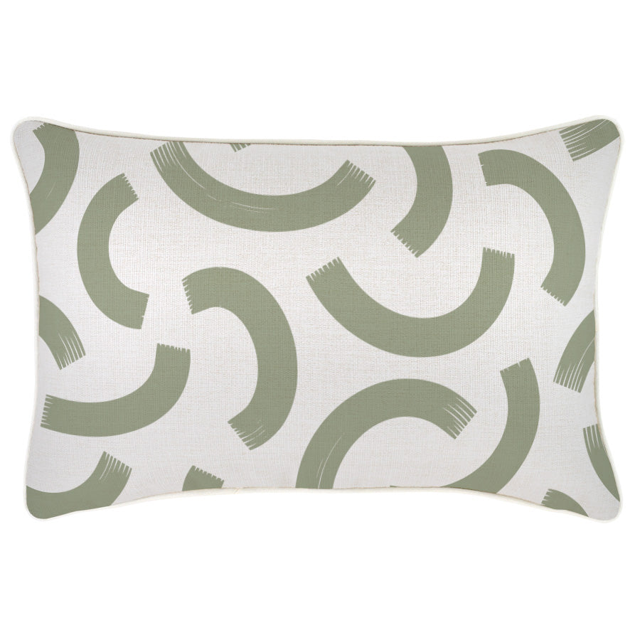 Cushion Cover-With Piping-Muse Sage-35cm x 50cm-0