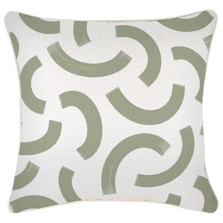 Cushion Cover-With Piping-Muse Sage-45cm x 45cm-0