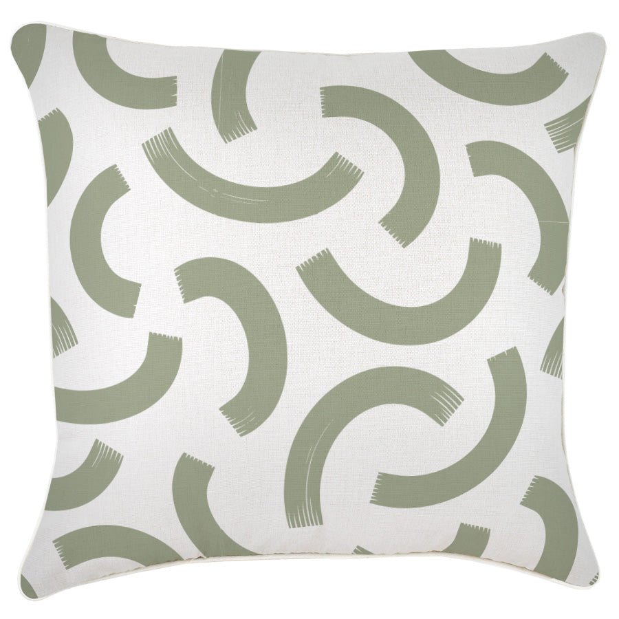 Cushion Cover-With Piping-Muse Sage-60cm x 60cm-0