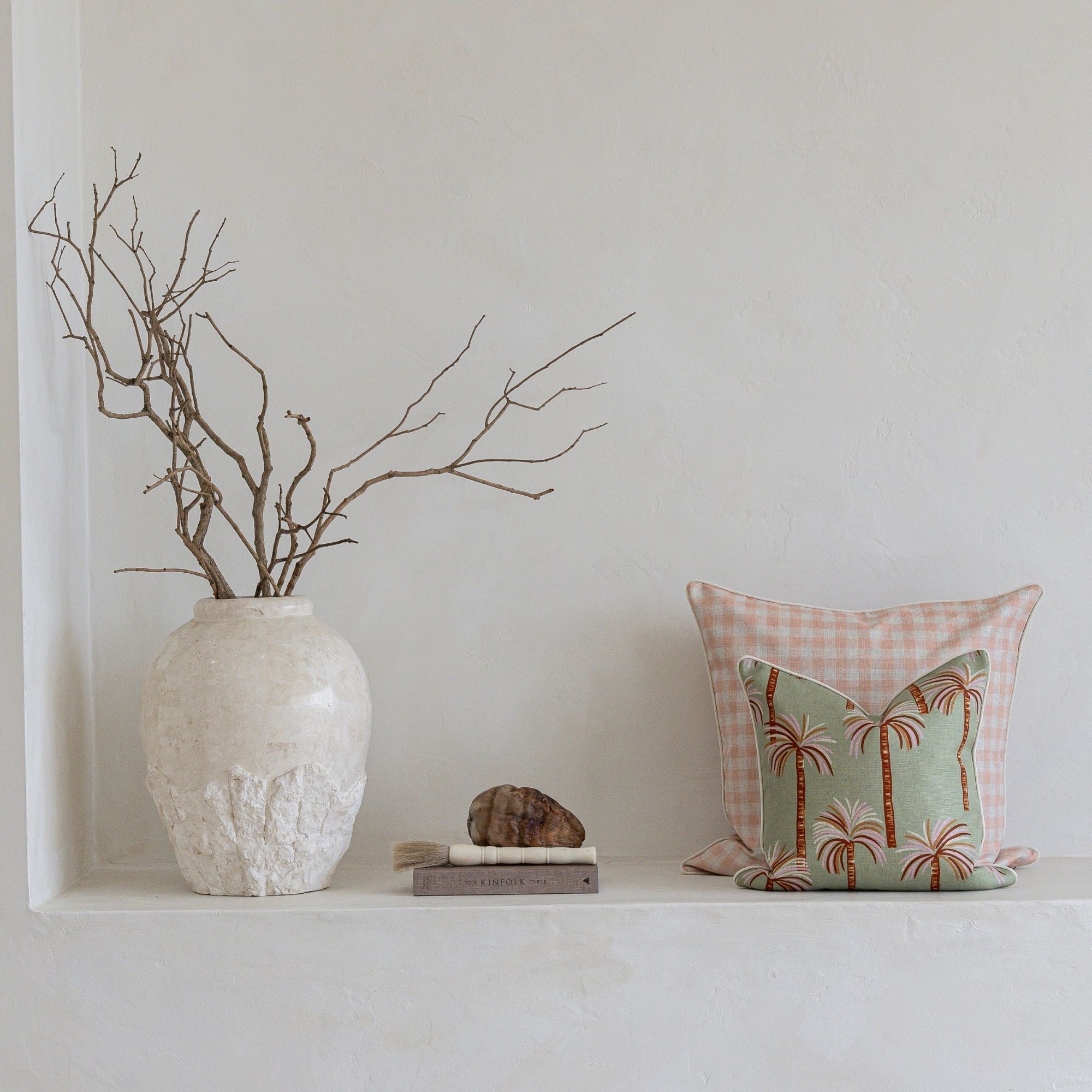 Cushion Cover-With Piping-Oasis Sage-45cm x 45cm-3