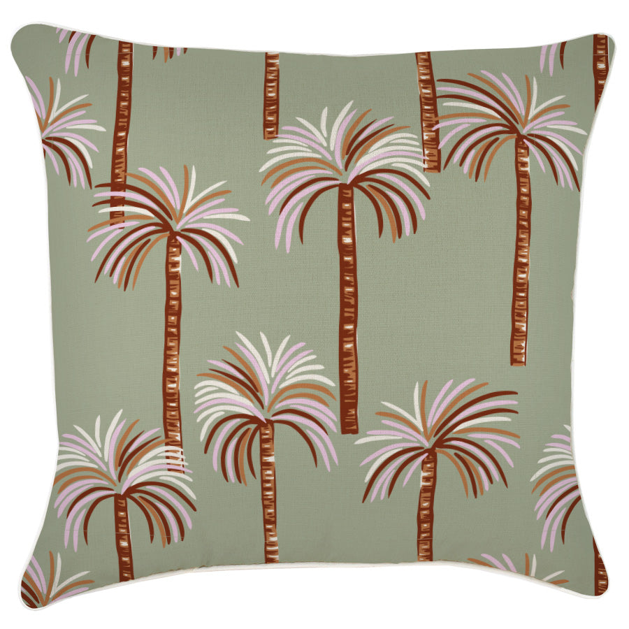 Cushion Cover-With Piping-Oasis Sage-60cm x 60cm-0