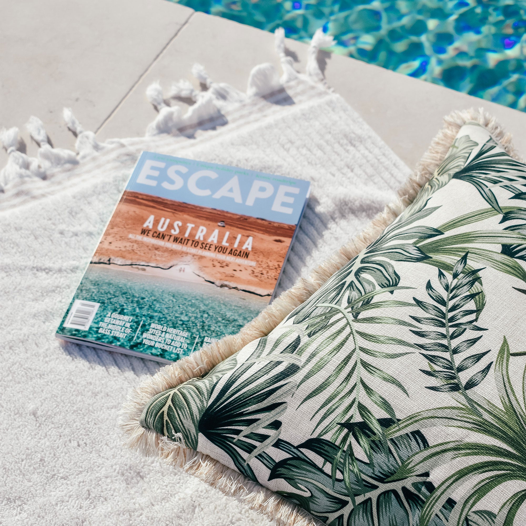 Cushion Cover-Coastal Fringe-Boracay-45cm x 45cm-3