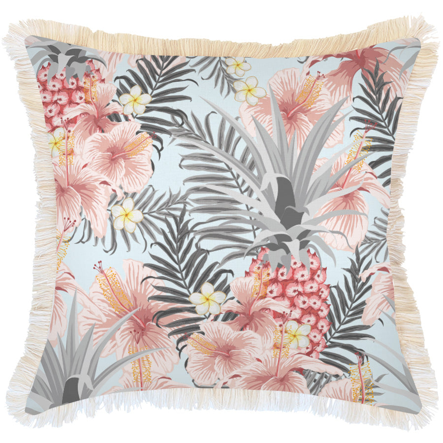 Cushion Cover-Coastal Fringe-Pina Colada-60cm x 60cm-0